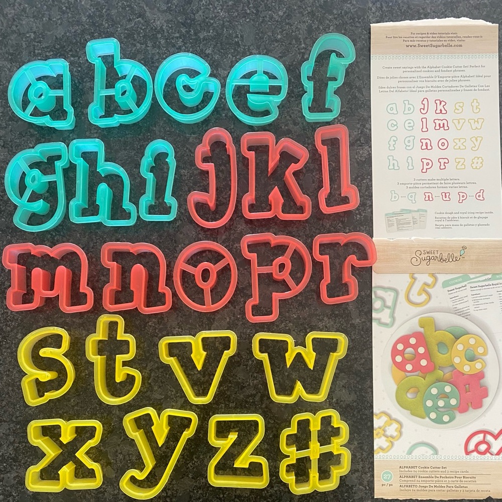 Sweet Sugarbelle Alphabet Cookie Cutter Set